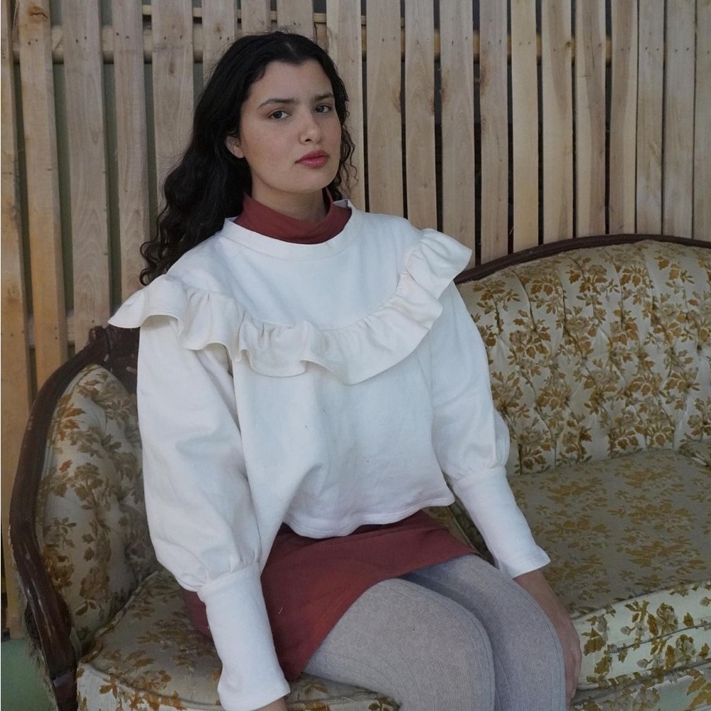 Rightful Owner Cream Fleece Sweatshirt